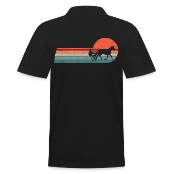 Harnais de chevaux de trot Chevaux de sport équestre - Polo Homme - noir - Dos - Kai (181cm)