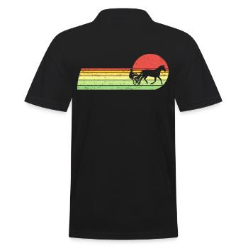 Harnais de chevaux de trot Chevaux de sport équestre - Polo Homme - noir - Dos - Kai (181cm)