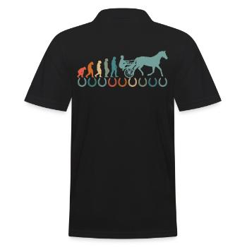 Harnais de chevaux de trot Chevaux de sport équestre - Polo Homme - noir - Dos - Kai (181cm)