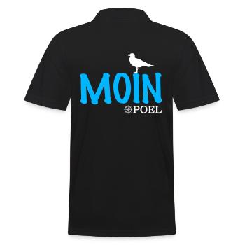 Poel Ostsee Insel Design - Männer Poloshirt - Schwarz - Hinten - Kai (181cm)