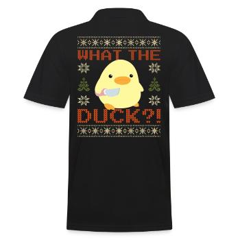 Canard avec couteau Meme - Qu’est-ce que le canard ? Noël - Polo Homme - noir - Dos - Kai (181cm)
