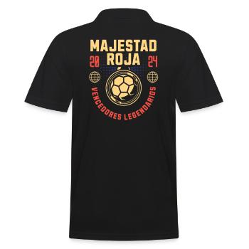 Champion d’Espagne Champion d’Espagne de drapeau 2024 - Polo Homme - noir - Dos - Kai (181cm)