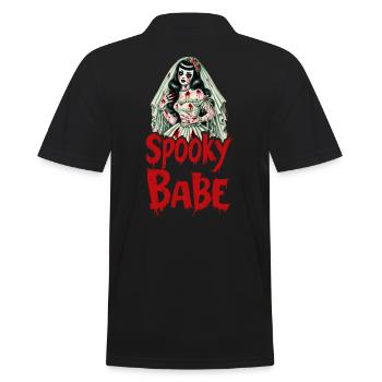 Spooky Babe Retro Bridal Horror Costume pour femme - Polo Homme - noir - Dos - Kai (181cm)