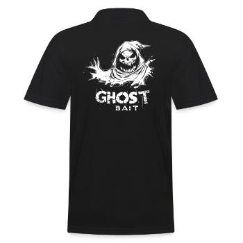 Ghost Bait Geister Köder Jäger | Paranormal Design - Männer Poloshirt - Schwarz - Hinten - Kai (181cm)