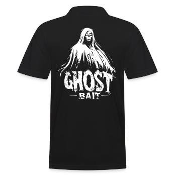 Ghost Bait Phantom Geisterköder | Paranormal Motiv - Männer Poloshirt - Schwarz - Hinten - Kai (181cm)