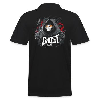 Ghost Bait Geister Köder Design Paranormal Jäger - Männer Poloshirt - Schwarz - Hinten - Kai (181cm)