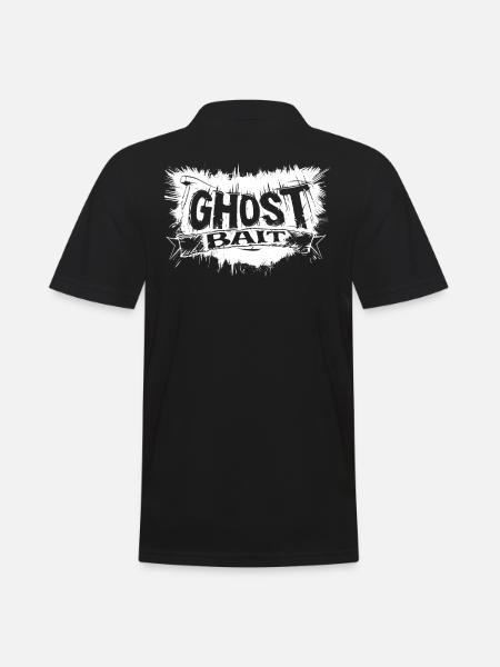 Ghost Bait Ghost Bait Banner Paranormal Design - Men's Polo Shirt - black