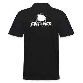 Berlin Köpenick Souvenir Cöpenick Skull Design - Männer Poloshirt - Schwarz - Hinten - Kai (181cm)