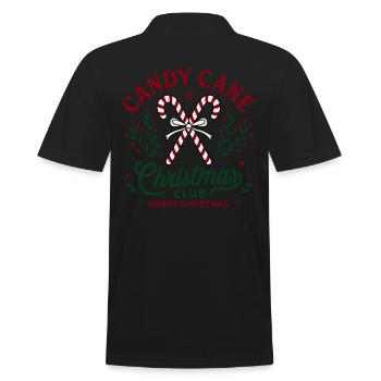 Partenaire de canne à sucre Look pour Noël - Polo Homme - noir - Dos - Kai (181cm)