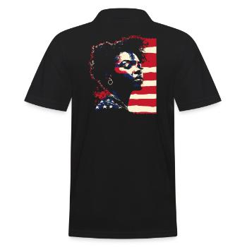 Patrimoine afro-américain Mois de l’histoire des Noirs - Polo Homme - noir - Dos - Kai (181cm)