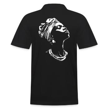 Patrimoine afro-américain Mois de l’histoire des Noirs - Polo Homme - noir - Dos - Kai (181cm)