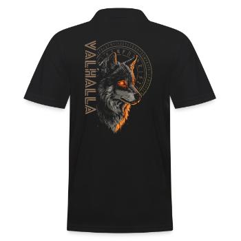Wolf Runes Vegvisir Viking Culture nordique - Polo Homme - noir - Dos - Kai (181cm)