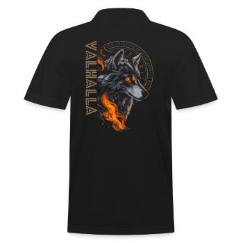 Vegvisir Boussole Wolf Runes Valhalla Viking - Polo Homme - noir - Dos - Kai (181cm)