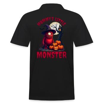 Mignon monstre Halloween Outfit Enfants - Polo Homme - noir - Dos - Kai (181cm)