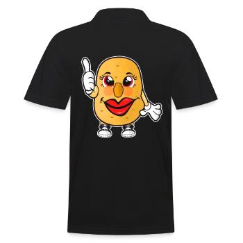 Patate - Polo Homme - noir - Dos - Kai (181cm)