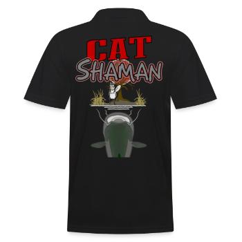 Chaman de poisson-chat - Polo Homme - noir - Dos - Kai (181cm)