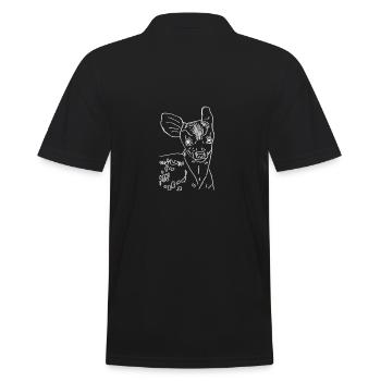 Blanc fauve - Polo Homme - noir - Dos - Kai (181cm)
