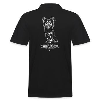 Chihuahua Papa Chiens Chien Wilsigns - Polo Homme - noir - Dos - Kai (181cm)
