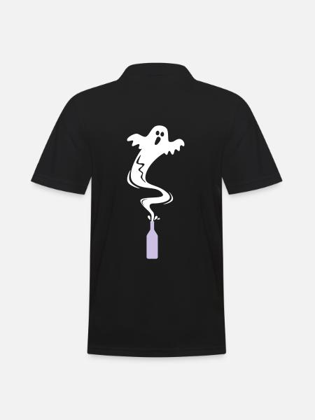 de bouteille - Polo Homme - noir