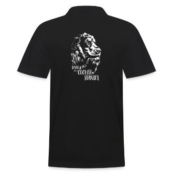 COCKER SPANIEL Dog Saying Dogs Saying Dogs - Men's Polo Shirt - black - Back - Kai (181cm)