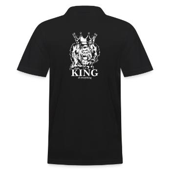 BARBET Roi de tout Dire Chiens Wilsigns - Polo Homme - noir - Dos - Kai (181cm)