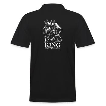 Leonberger King de tout Chiens Disant - Polo Homme - noir - Dos - Kai (181cm)
