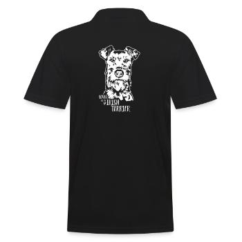 Aimé par un chien terrier irlandais Chien Wilsigns - Polo Homme - noir - Dos - Kai (181cm)