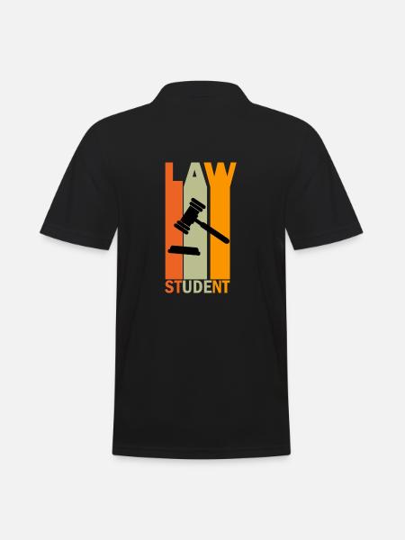 Law Student - Men's Polo Shirt - black