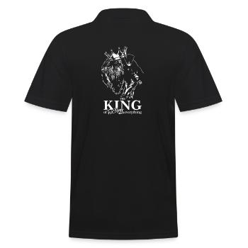 Schnauzer géant roi chien disant chiens chien - Polo Homme - noir - Dos - Kai (181cm)