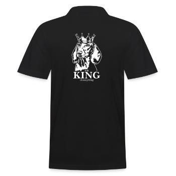 Teckel Teckel Roi de tout Chien Wilsigns - Polo Homme - noir - Dos - Kai (181cm)