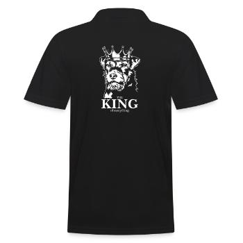 Terrier de chasse allemand roi de tout Wilsigns - Polo Homme - noir - Dos - Kai (181cm)