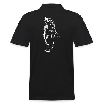 Bouvier Bernois Silhouette Chien Chien Wilsigns - Polo Homme - noir - Dos - Kai (181cm)