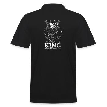 CHIEN DE SUEUR DE MONTAGNE BAVAROIS Roi Wilsigns - Polo Homme - noir - Dos - Kai (181cm)