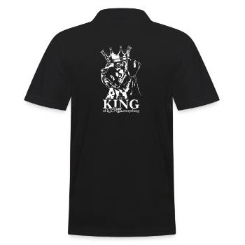 Tosa Inu King Chien disant Chiens Wilsigns - Polo Homme - noir - Dos - Kai (181cm)