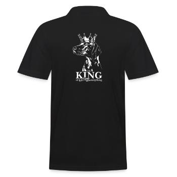 Magyar Vizsla King Dog Saying Dogs Wilsigns - Polo Homme - noir - Dos - Kai (181cm)
