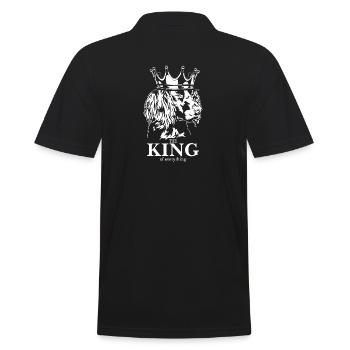 Caille allemande Chien roi de tout Wilsigns - Polo Homme - noir - Dos - Kai (181cm)