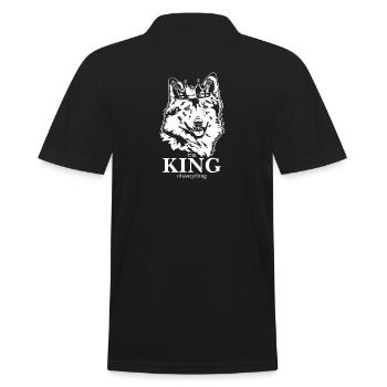 Chien islandais Roi de tout Chiens Wilsigns - Polo Homme - noir - Dos - Kai (181cm)