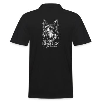 BERGER PICARD Portrait Chiens Wilsigns - Polo Homme - noir - Dos - Kai (181cm)
