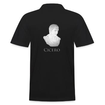ritratto di Cicerone, disegno, nero - Polo Homme - noir - Dos - Kai (181cm)