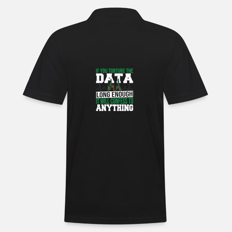 Datenanalyse Datenintegration Datenwissenschaft - Männer Poloshirt - Schwarz