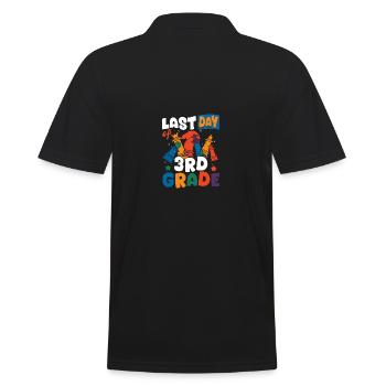 Chess dernier jour de l’école 3ème année chemise pour enfants - Polo Homme - noir - Dos - Kai (181cm)