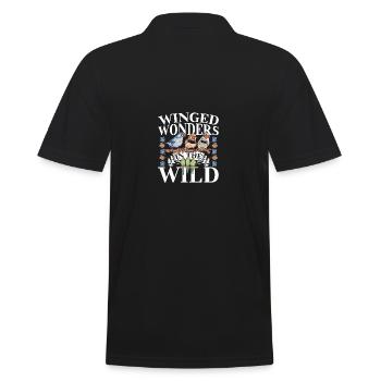 Vögel Vogelbeobachtung Vogel Vogelbeobachter - Männer Poloshirt - Schwarz - Hinten - Kai (181cm)