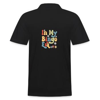 À l’époque du bingo - Polo Homme - noir - Dos - Kai (181cm)