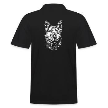 Aimé par un chien Mudi Disant chiens Wilsigns - Polo Homme - noir - Dos - Kai (181cm)