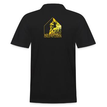 Climb Escalade Sport Climbing - Men's Polo Shirt - black - Back - Kai (181cm)