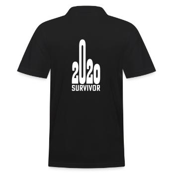 Jahresshirt 2020 Überebender - Polo Homme - noir - Dos - Kai (181cm)