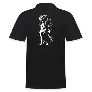 Cavalier King Charles Spaniel Chien Chien Wilsigns - Polo Homme - noir - Dos - Kai (181cm)