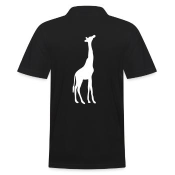 SOPHIE - Männer Poloshirt - Schwarz - Hinten - Kai (181cm)