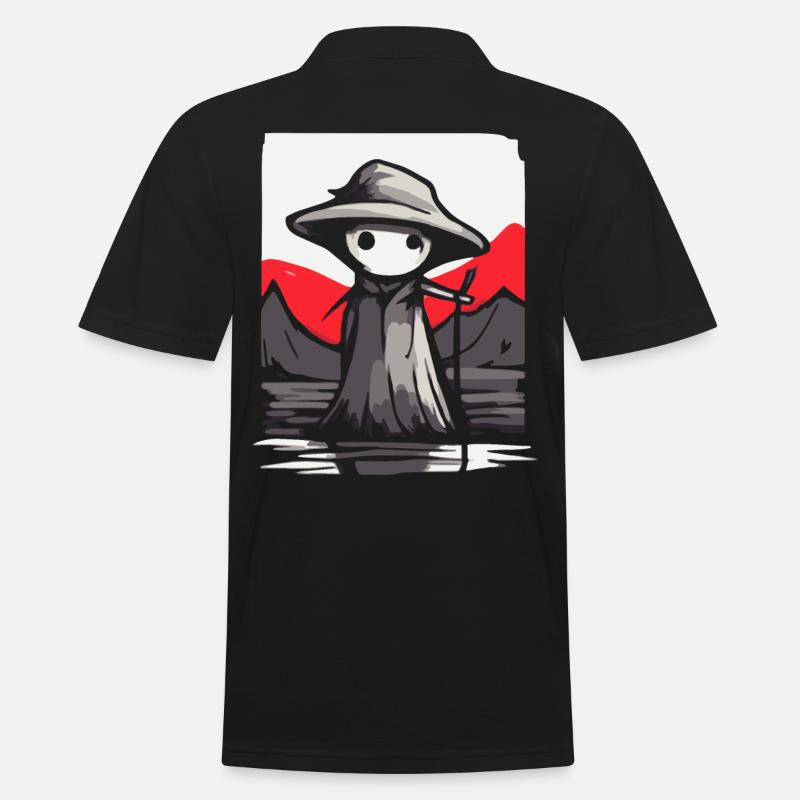 Japans Rote Sonne: Der Berg-Schäfer - Männer Poloshirt - Schwarz