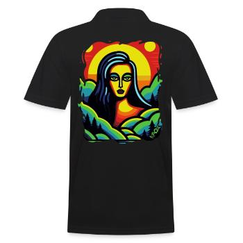 La déesse de la nature - Polo Homme - noir - Dos - Kai (181cm)